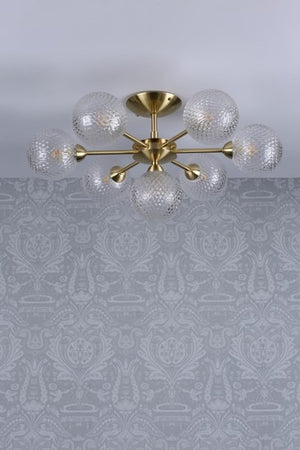 Laura Ashley Atherton 7 Light Semi Flush Ceiling Light