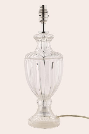 Laura Ashley Meredith Cut Glass Crystal Urn Table Lamp Base