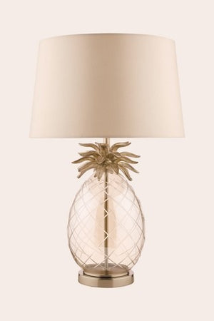 Laura Ashley Pineapple Table Lamp With Ivory Shade