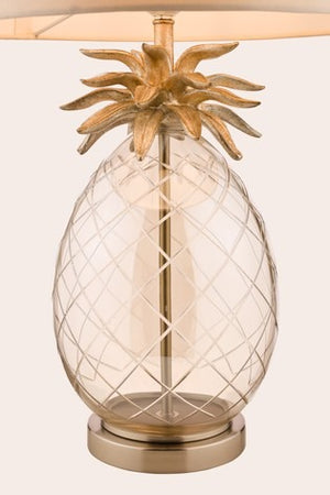 Laura Ashley Pineapple Table Lamp With Ivory Shade