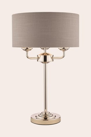 Laura Ashley Sorrento 3 Light Table Lamp With Shade