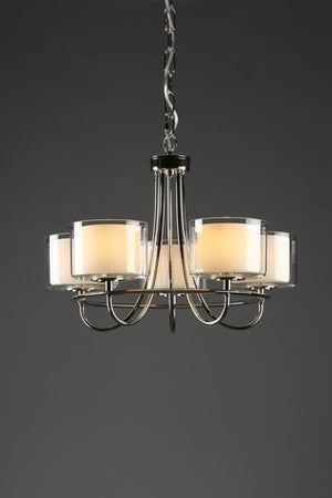 Laura Ashley Southwell 5 Light Chandelier and Glass Shades