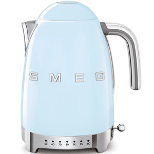 SMEG - 50's Variable Temperature Kettle, Pastel Blue